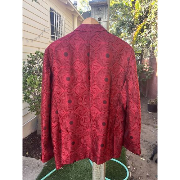 $179 INC International Concepts Men's Red Kylo Wool Blend Topcoat Jacket Size XL - Picture 4 of 6